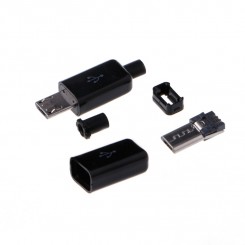 USB micro-b stik med hus
